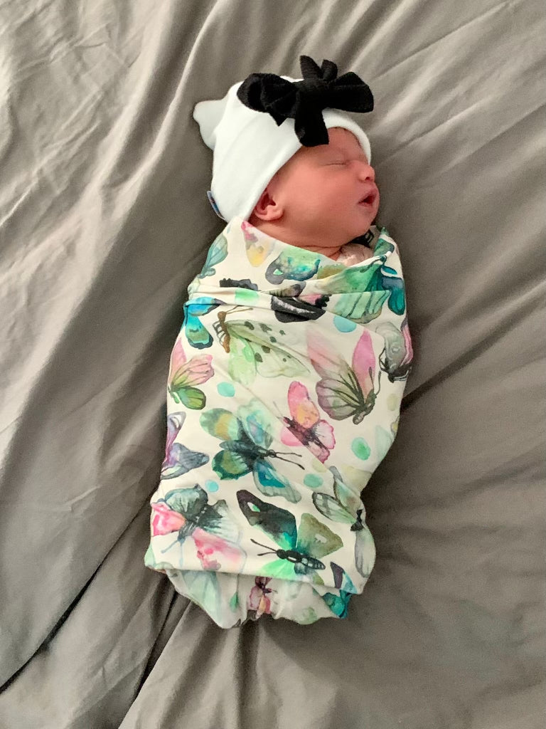 Butterfly 2.0 Printed Swaddle