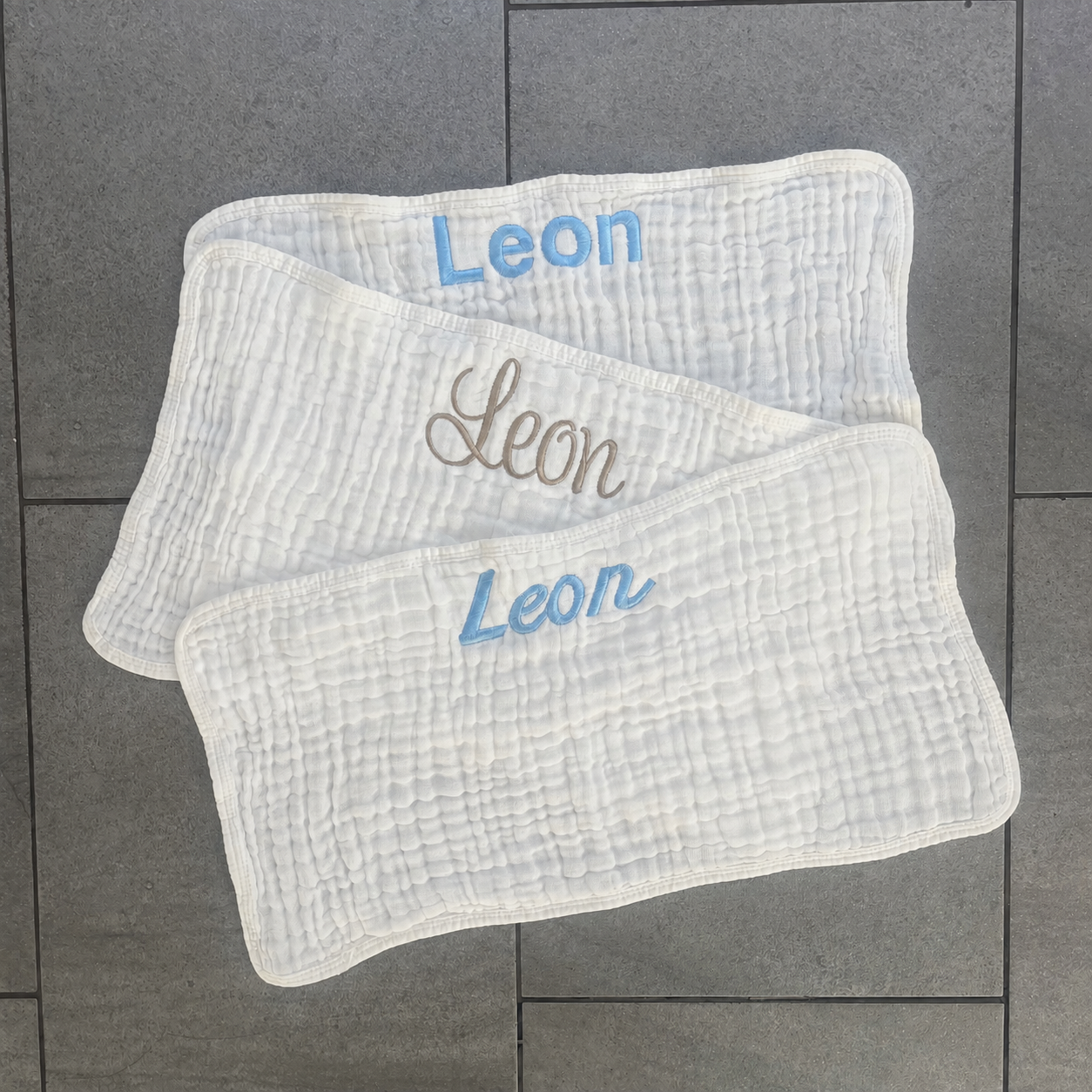 1 Burp Cloth (With Embroidery)