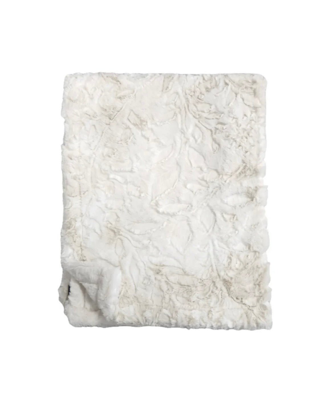 Ivory Petals Stroller Blanket