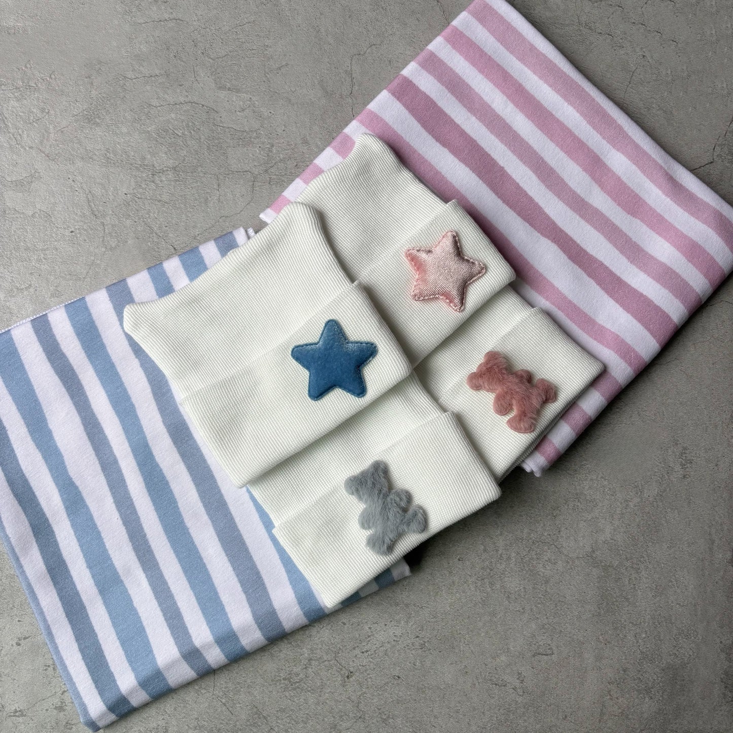 Pinky Stripes Printed Swaddle