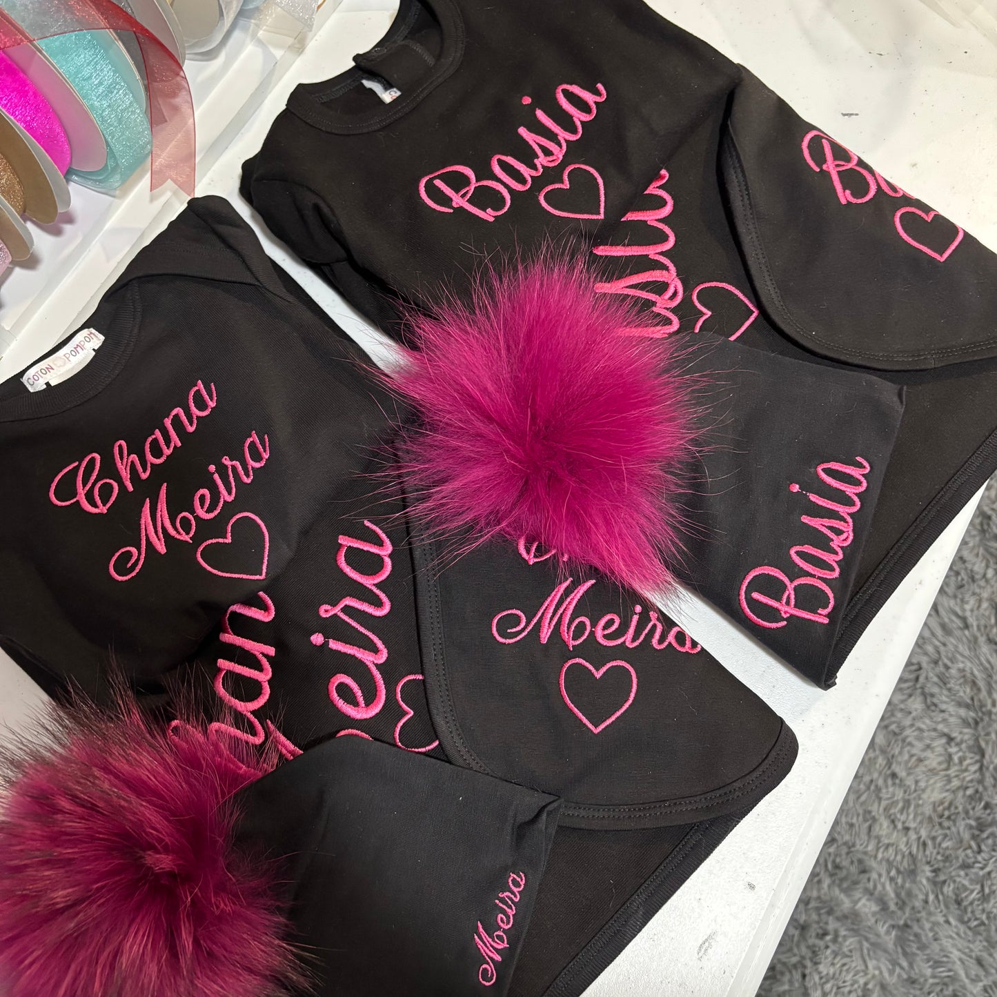 Embroidered 4 Piece Custom Set