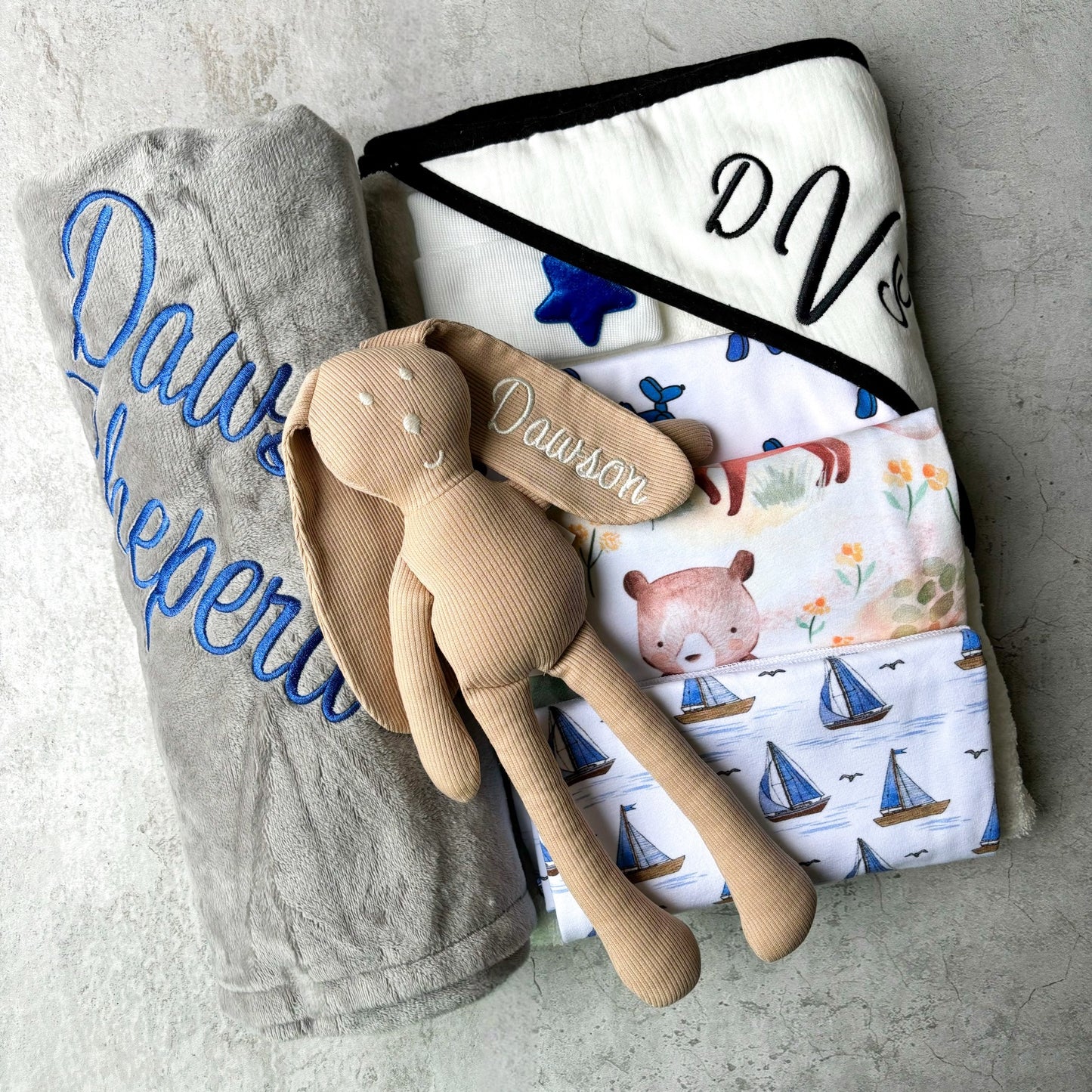 Sand Bunny (With Embroidery on Ear)