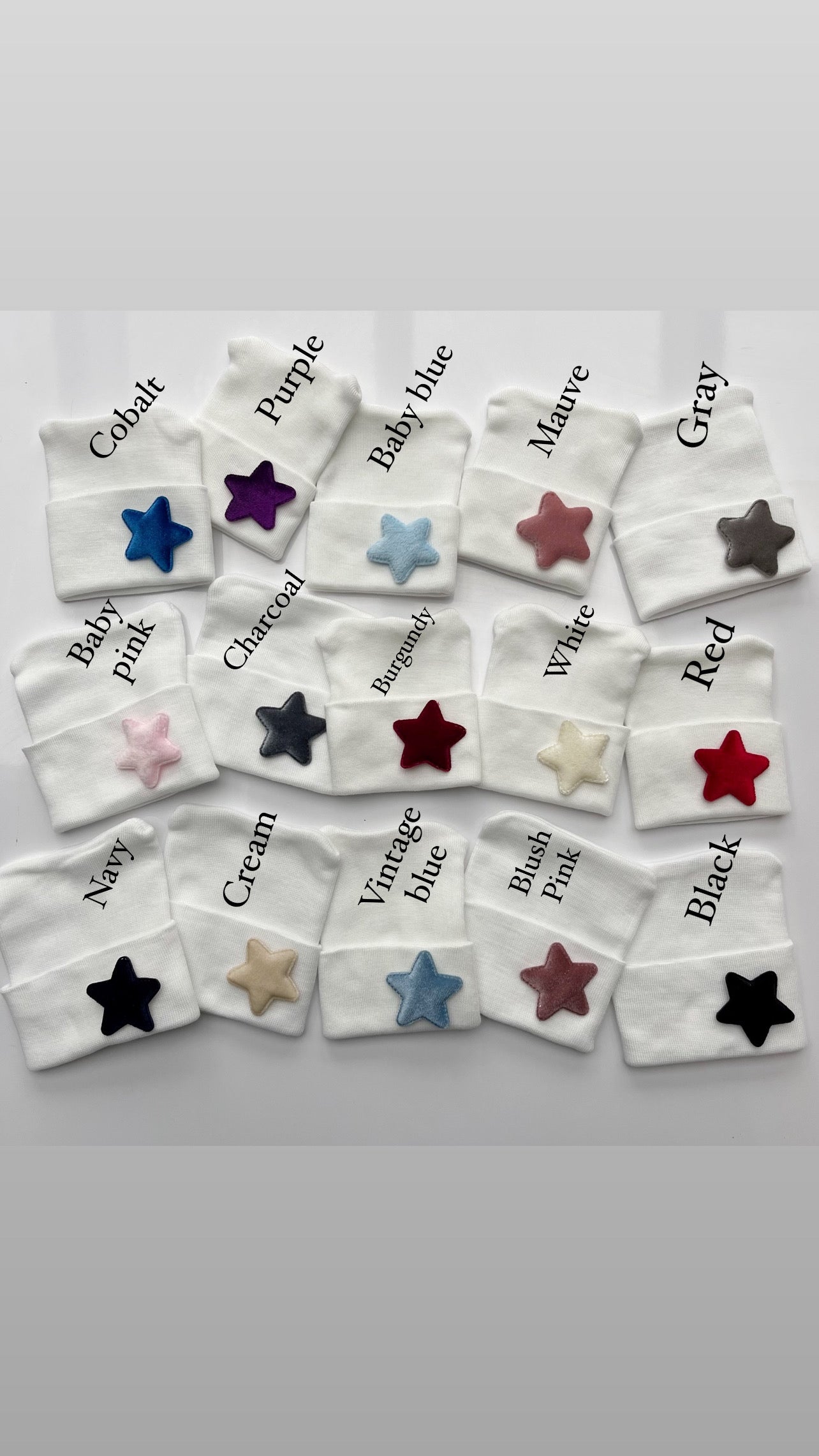 Velvet Star Hospital Hat