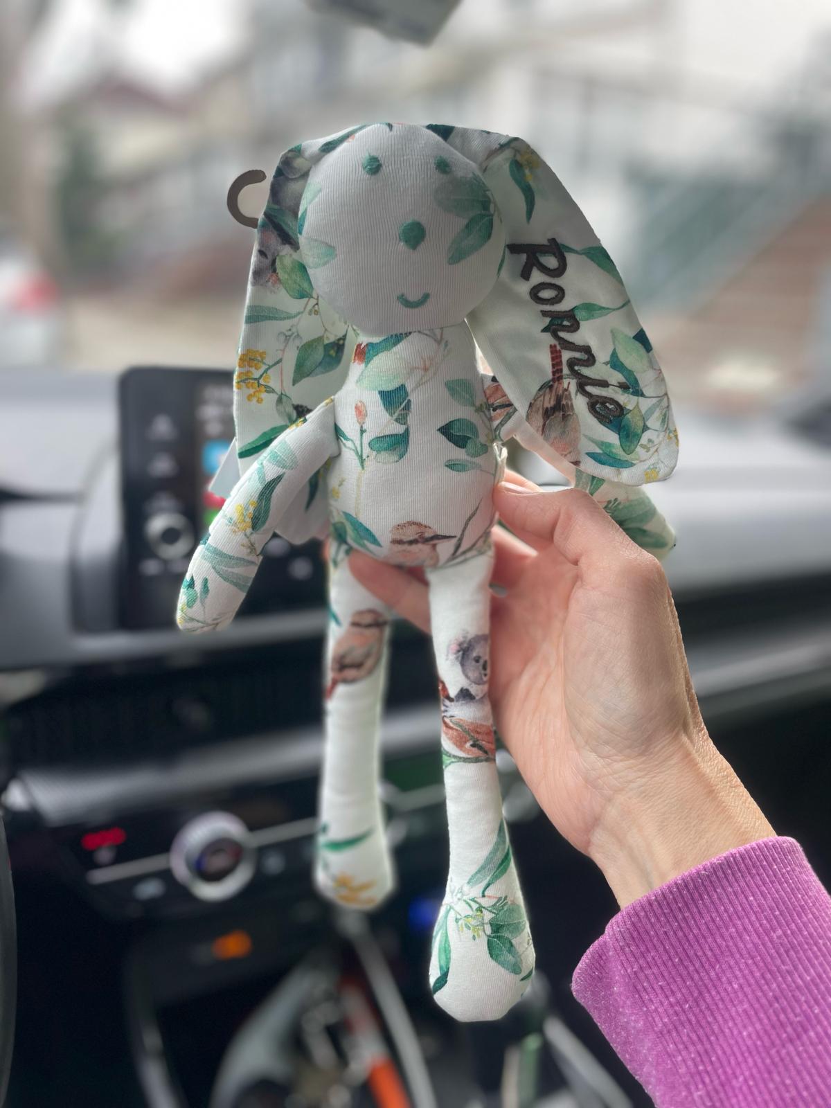 Forest Bunny (With Embroidery on Ear)