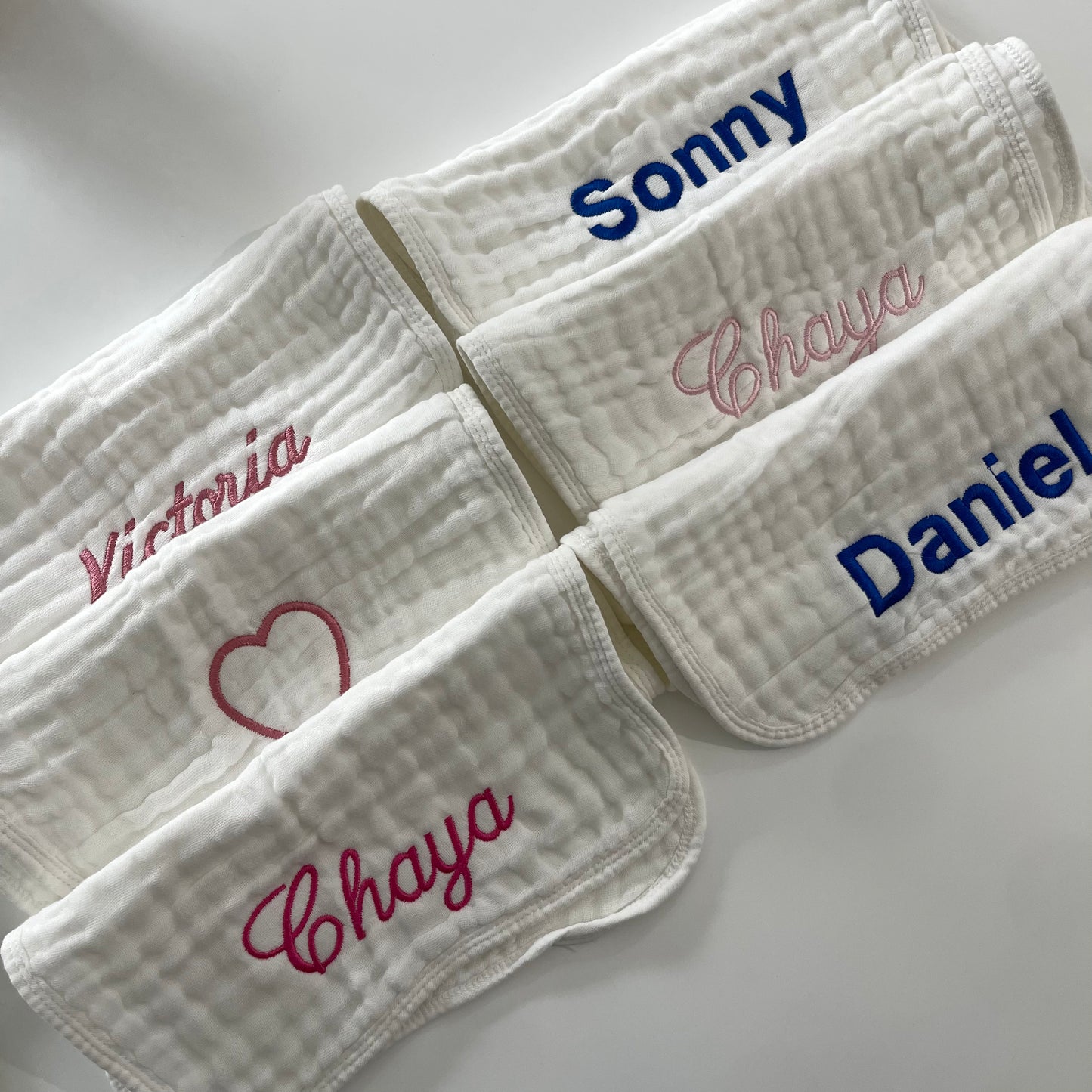 1 Burp Cloth (With Embroidery)