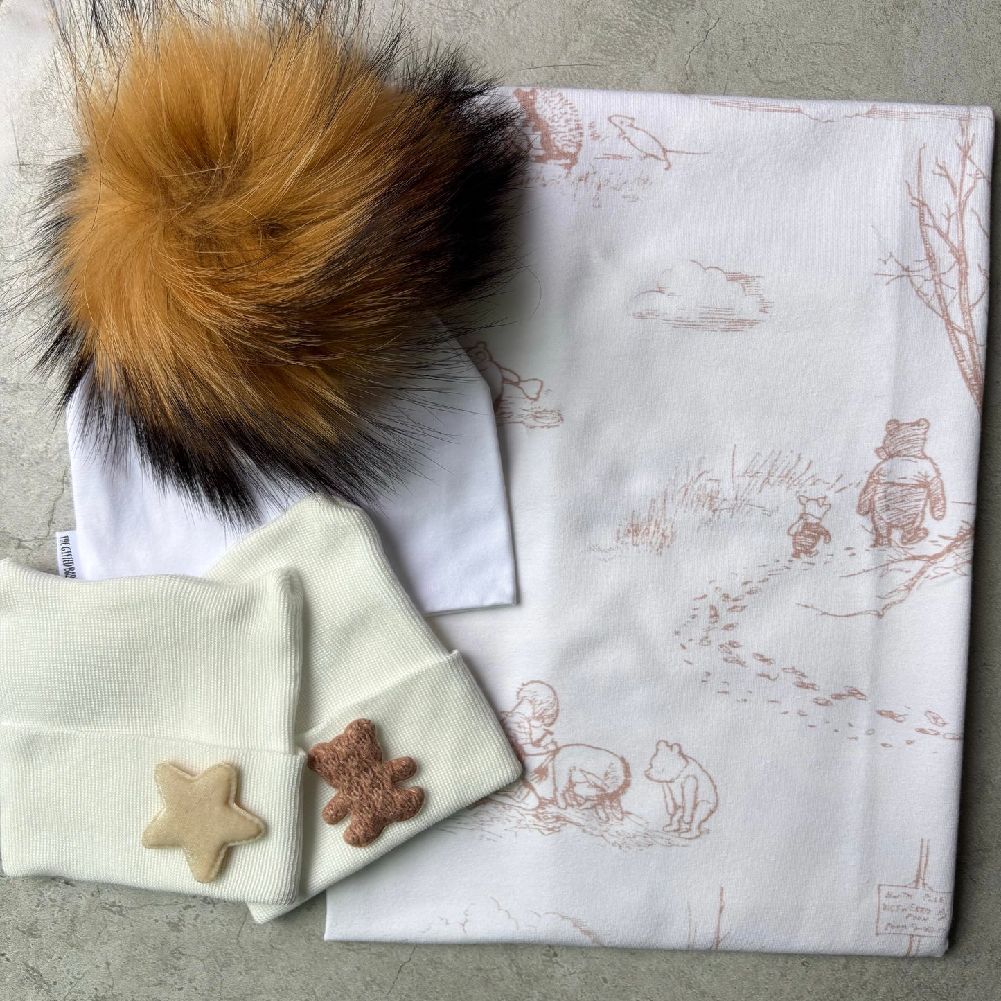 Toile Printed Swaddle