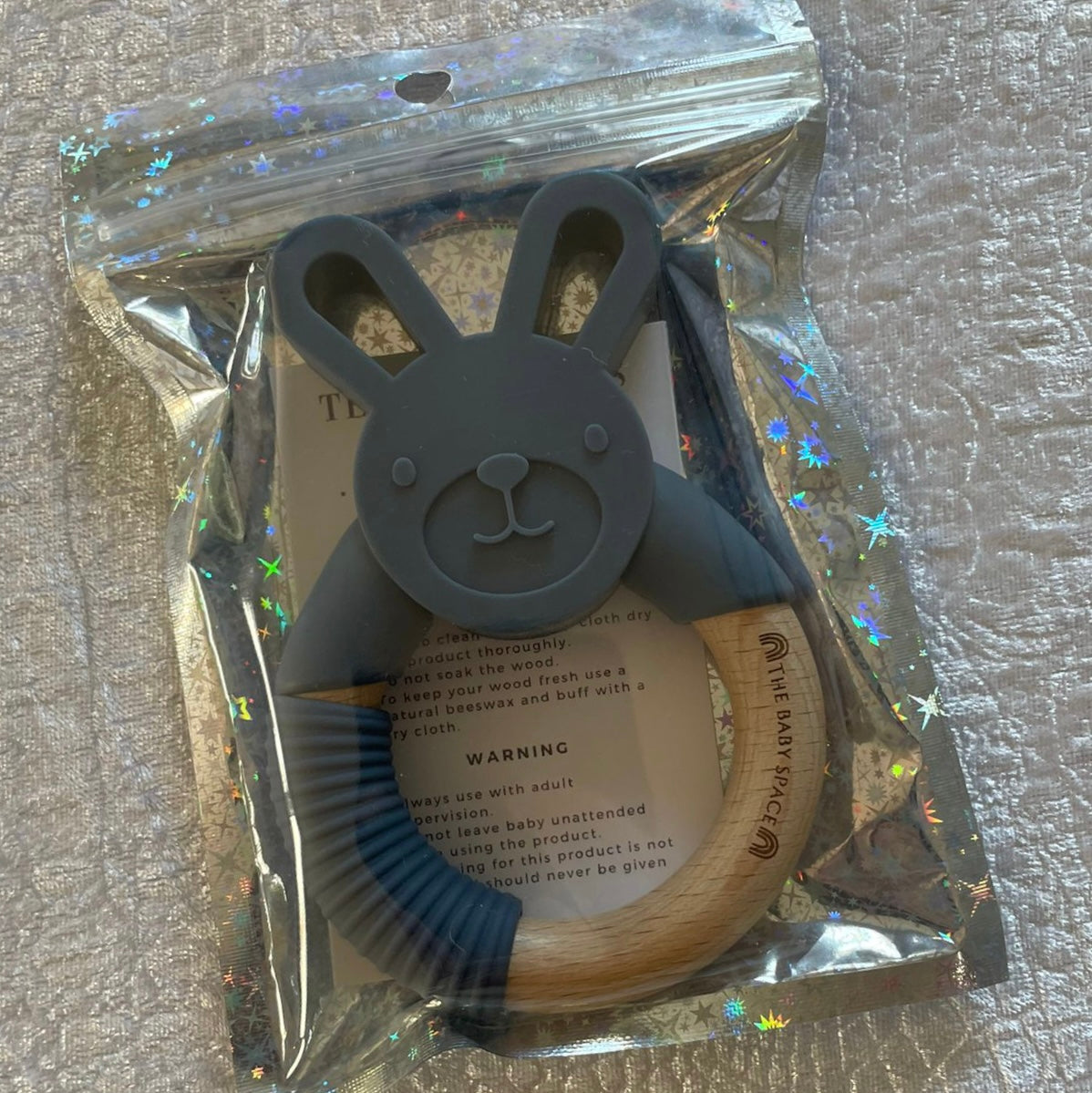 Bunny Teether (Vintage Navy)