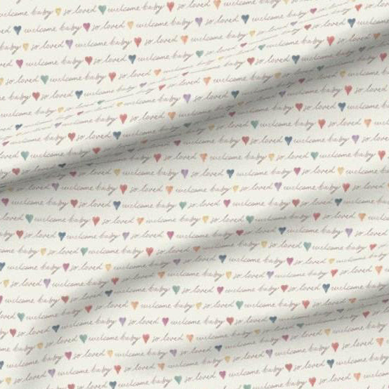 Signed With Love Rainbow Hearts Swaddle