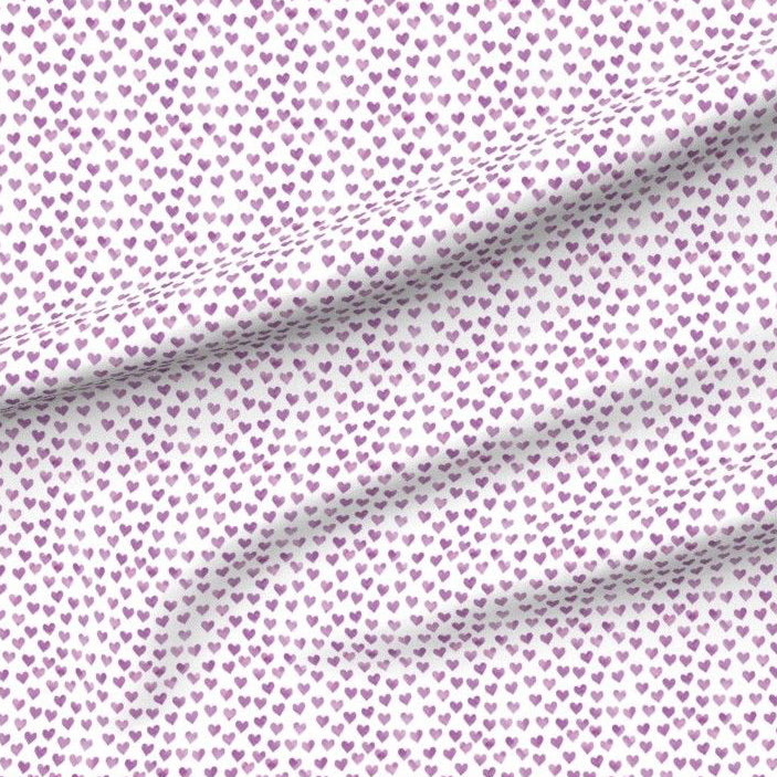 Purple Hearts Printed Swaddle