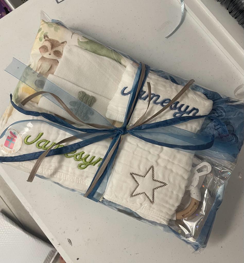 1 Burp Cloth (With Embroidery)