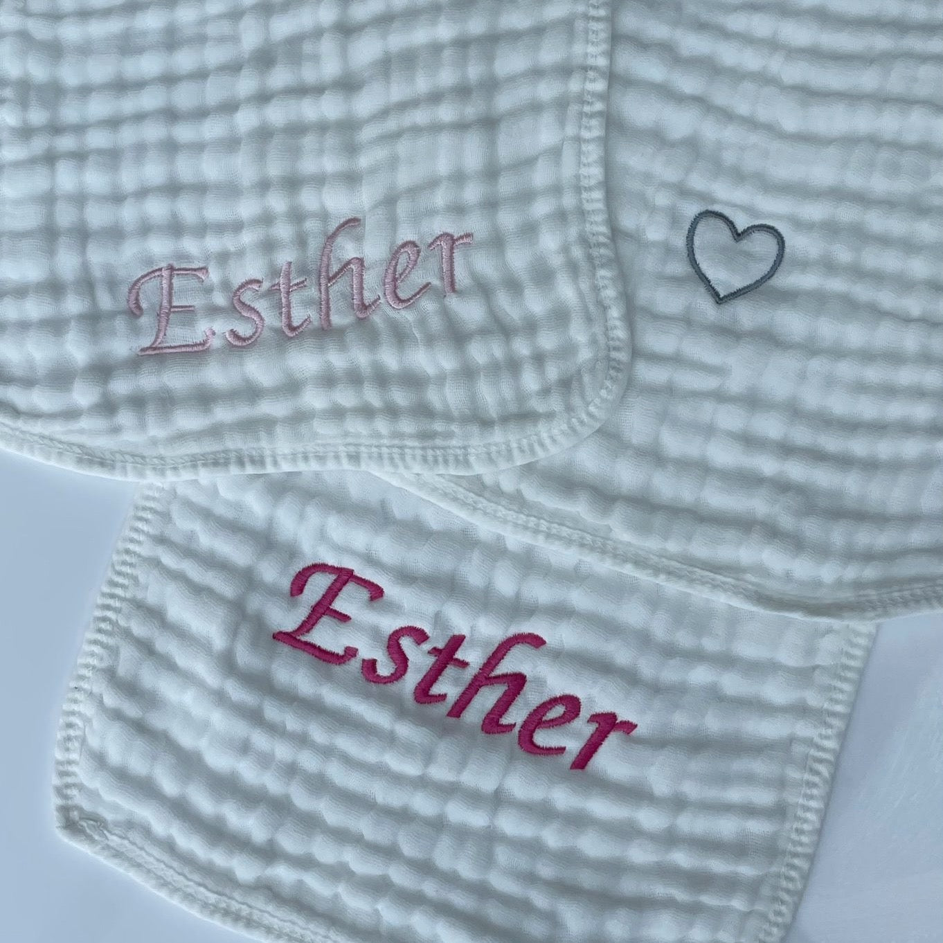 1 Burp Cloth (With Embroidery)