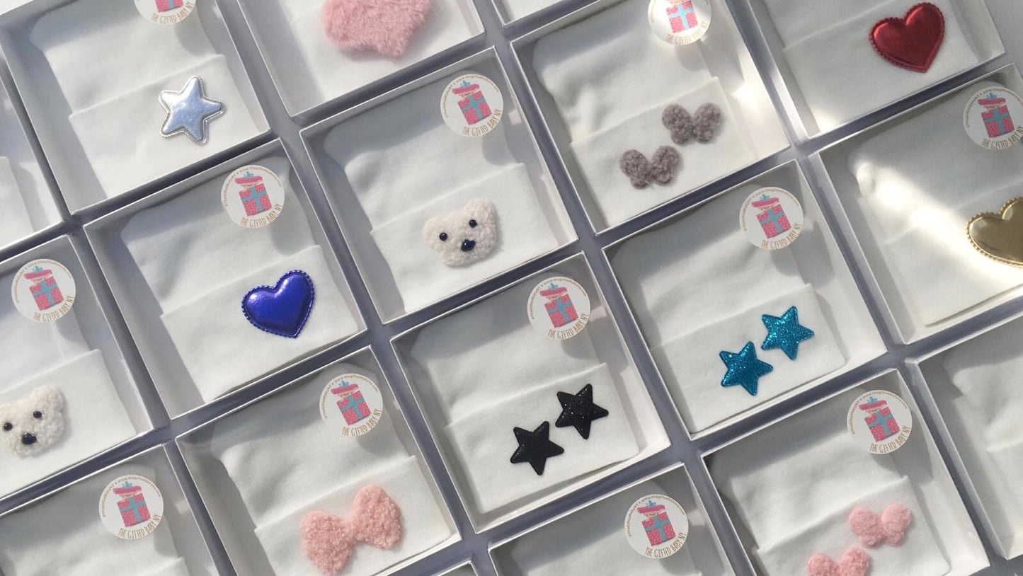 Metallic Heart Hospital Hats - The Gifted Baby NY