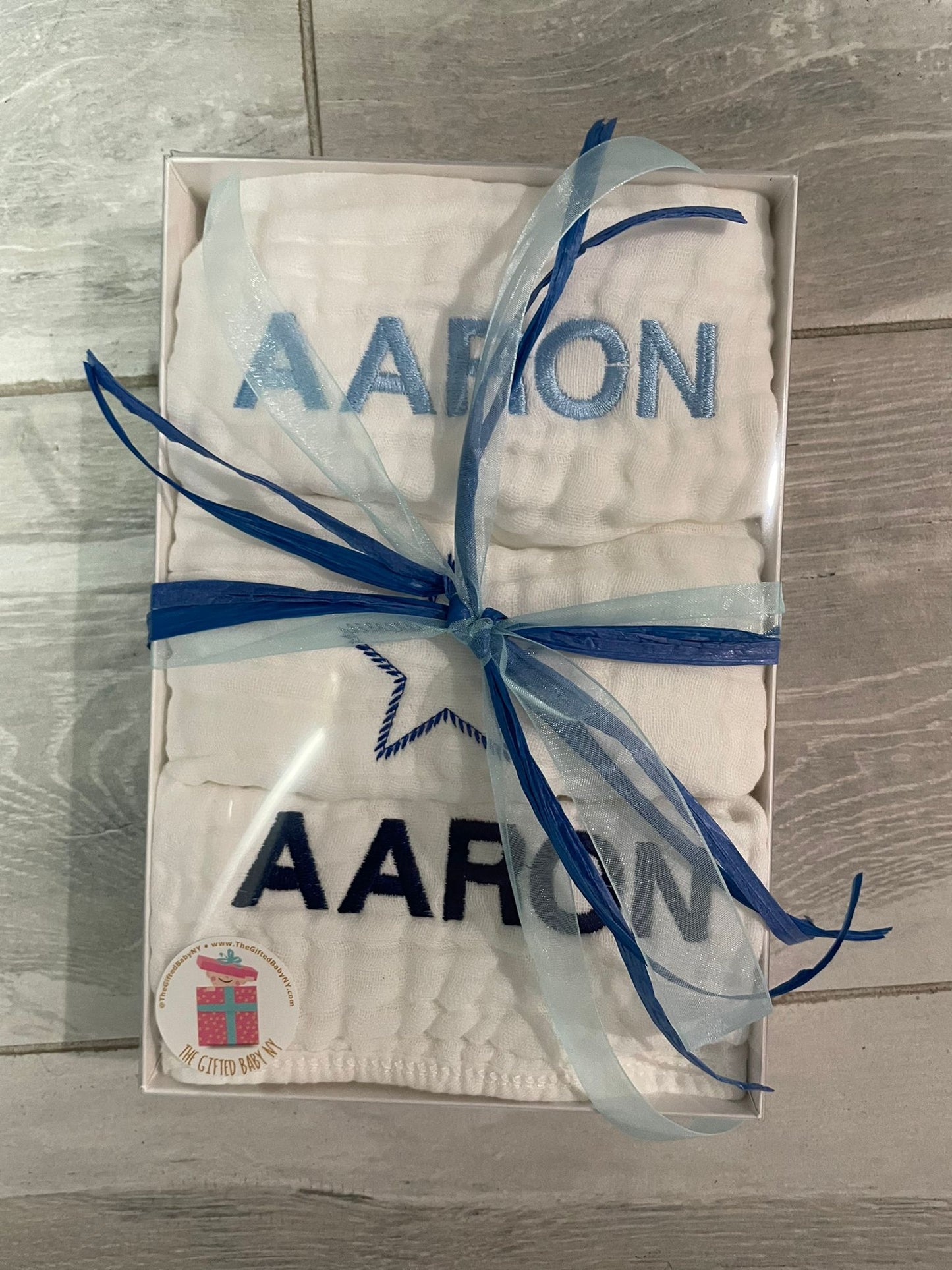 1 Burp Cloth (With Embroidery)