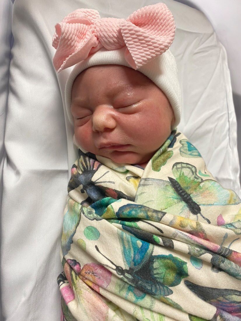 Oversized Bow Hospital Hat