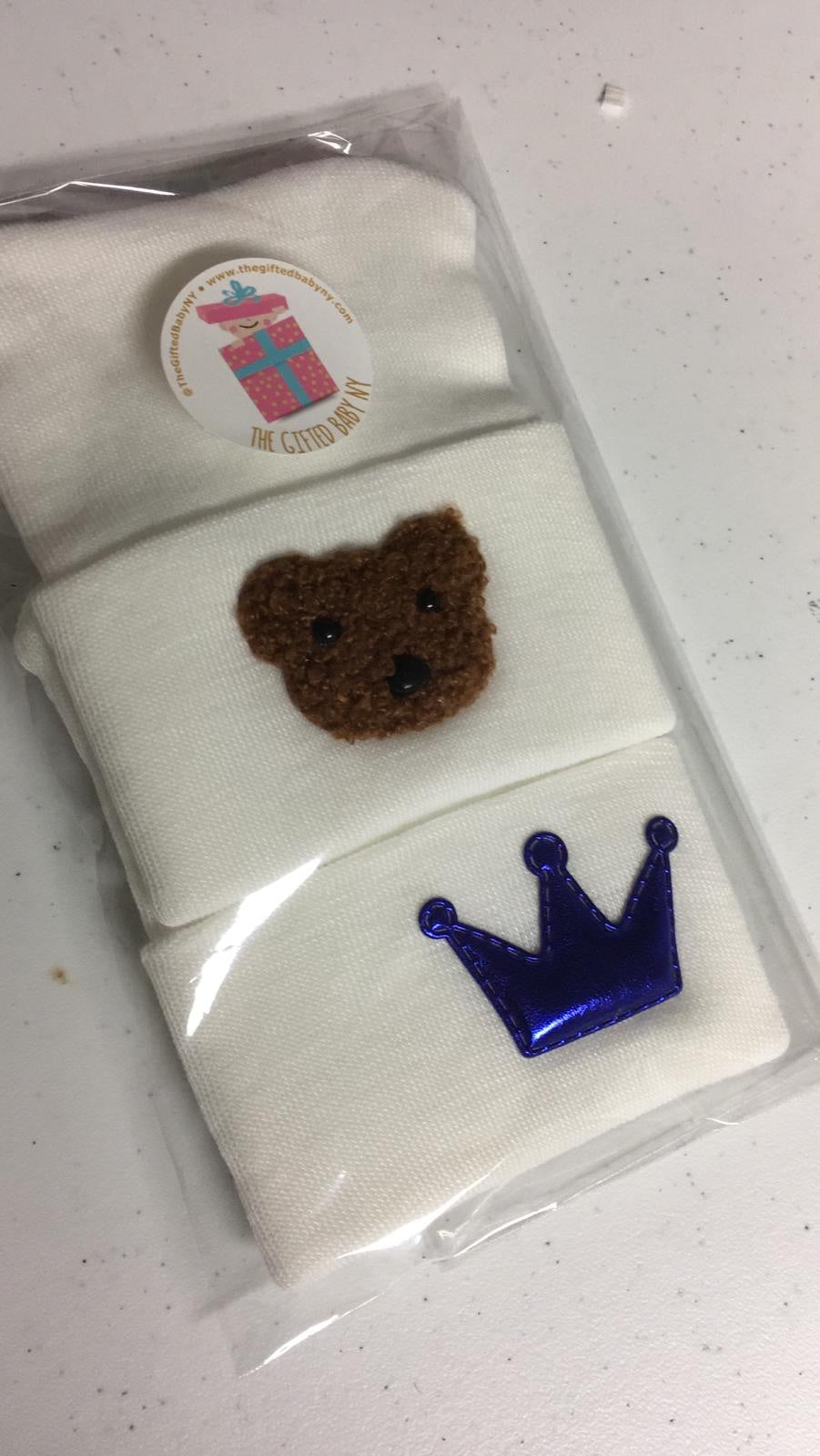 Metallic Crown Hospital Hat - The Gifted Baby NY
