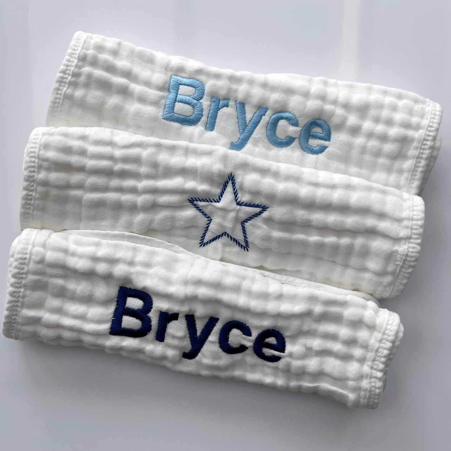 1 Burp Cloth (With Embroidery)