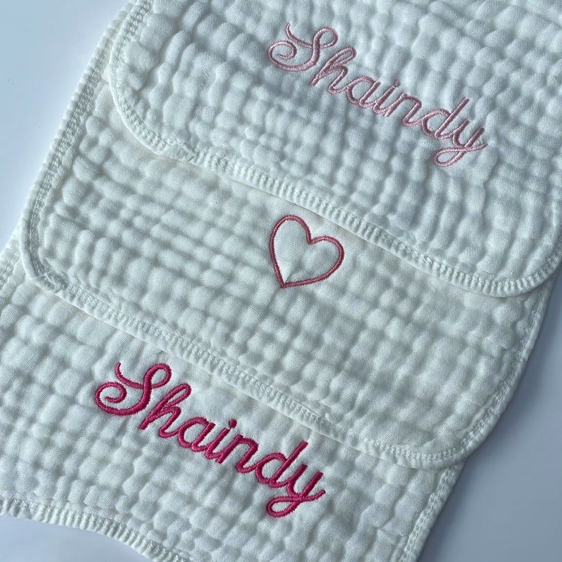 1 Burp Cloth (With Embroidery)