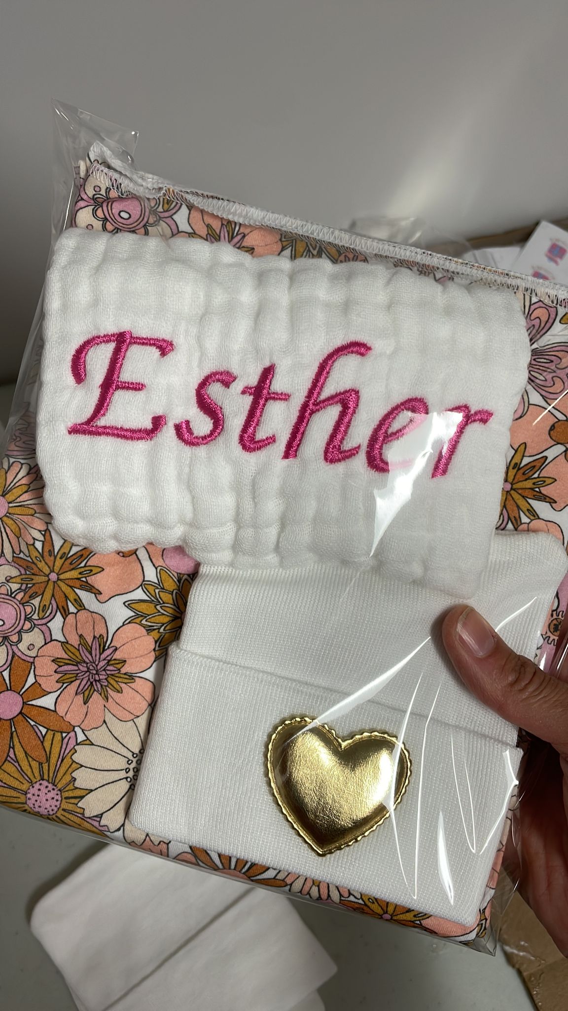 1 Burp Cloth (With Embroidery)