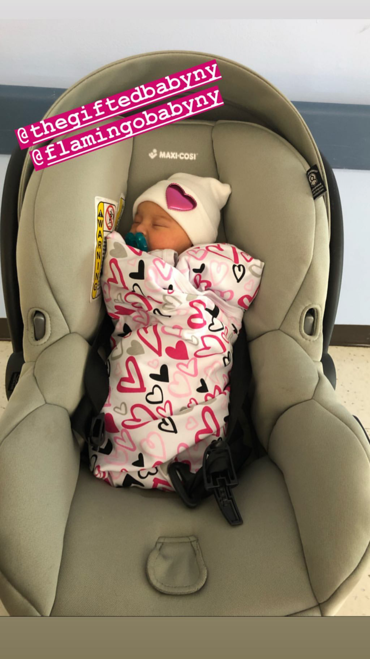 Metallic Heart Hospital Hats - The Gifted Baby NY