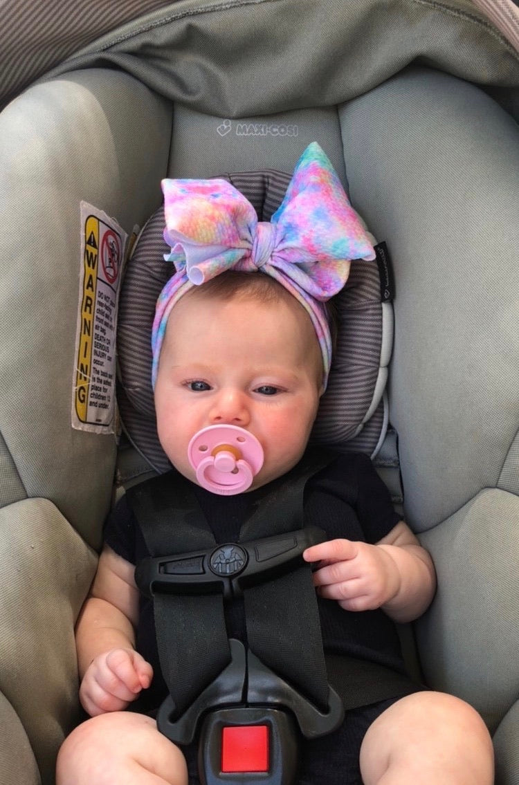 Tie-Dye Oversized Bow - The Gifted Baby NY