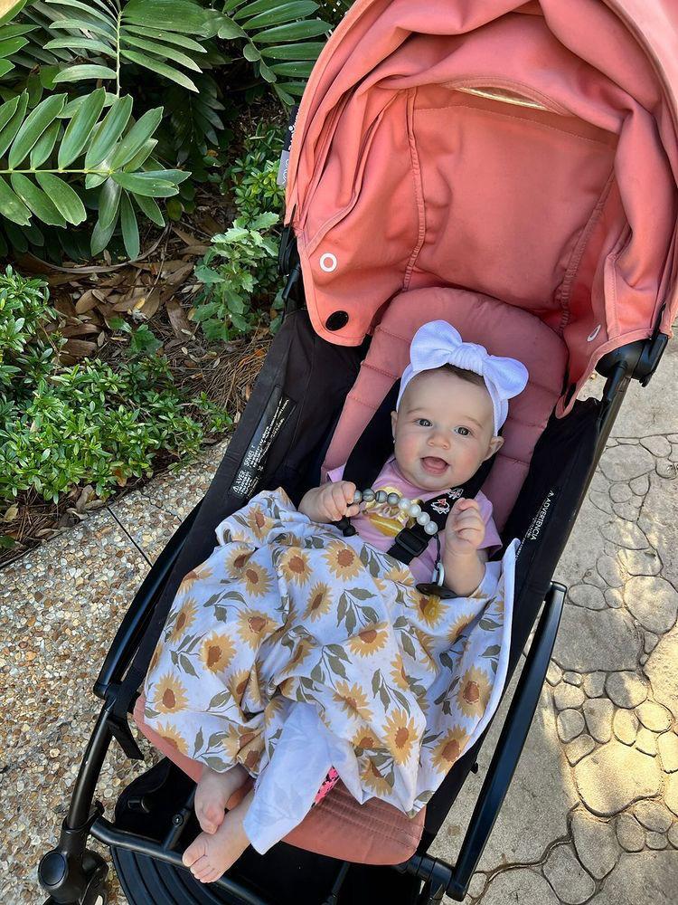 Sunflower Printed Swaddle