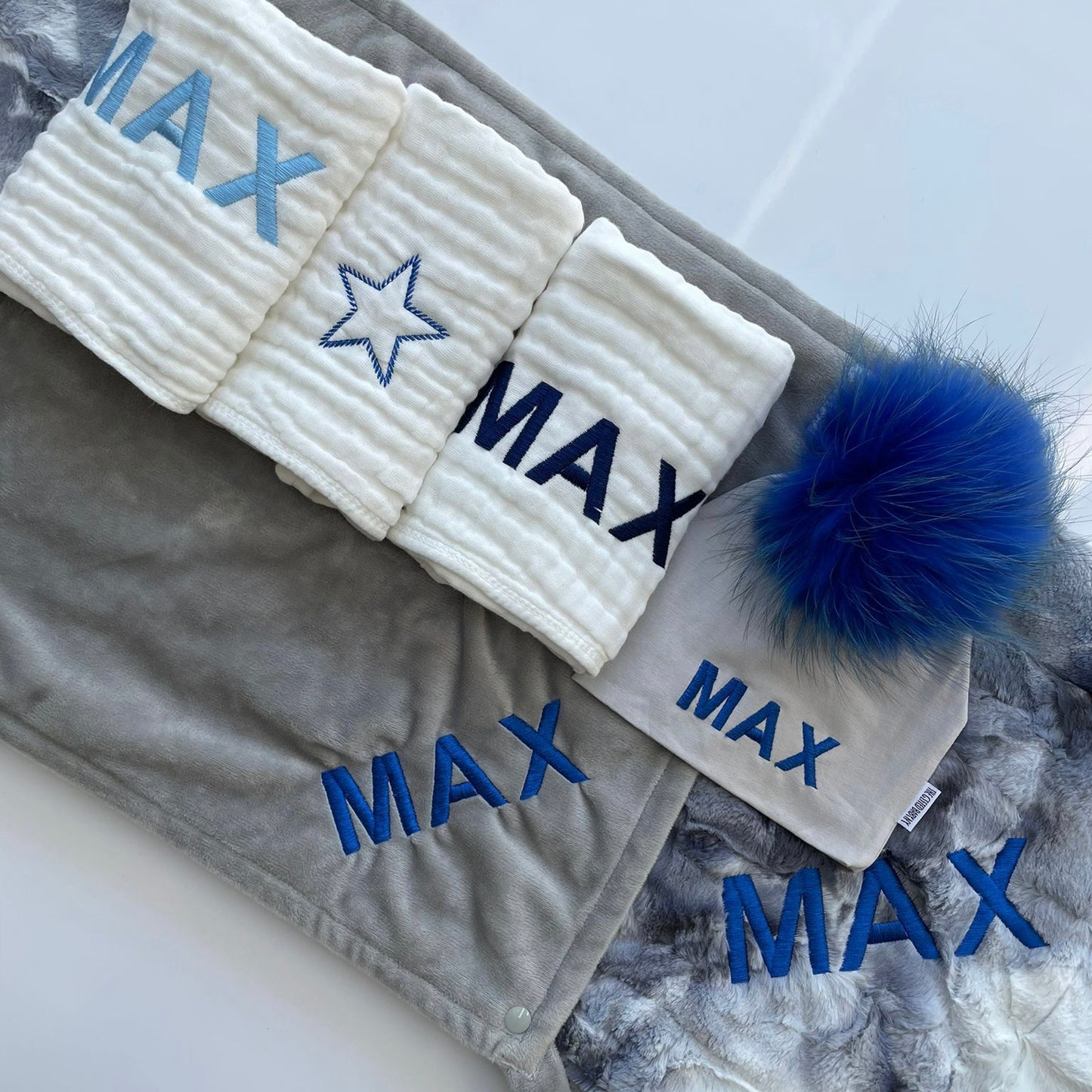 1 Burp Cloth (With Embroidery)