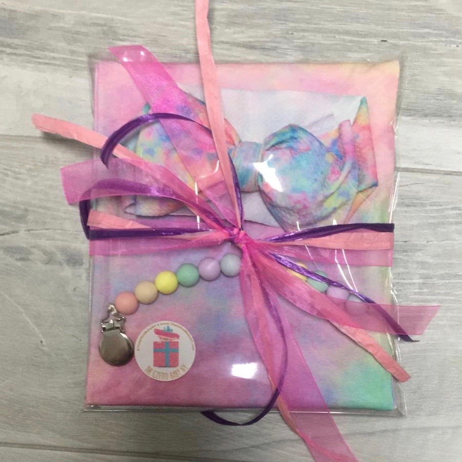 Tie-Dye Oversized Bow - The Gifted Baby NY