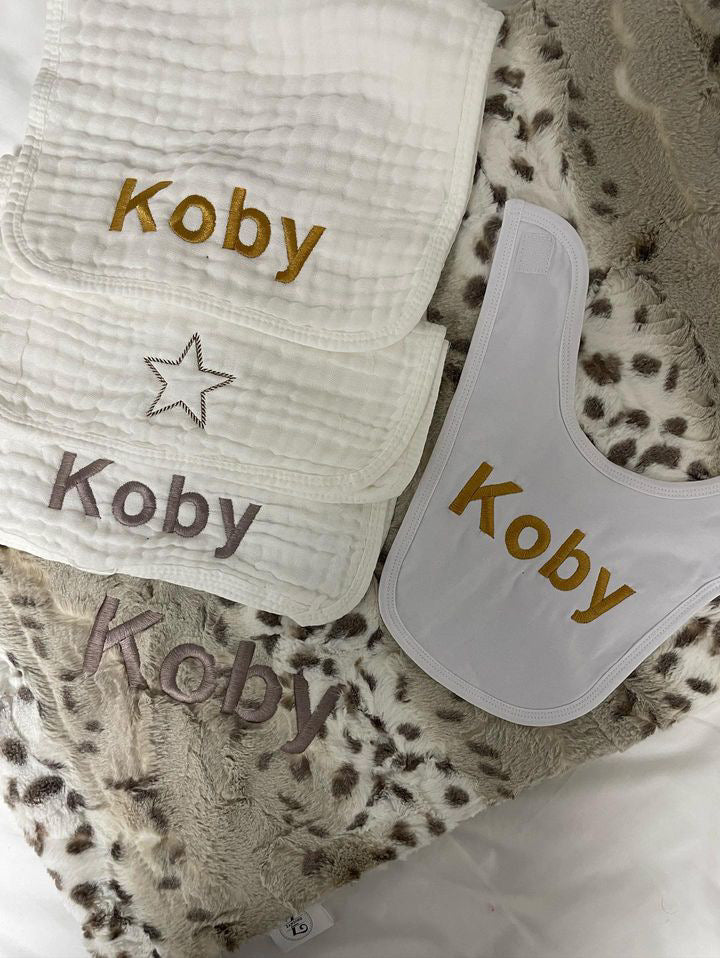 Embroidered Bibs