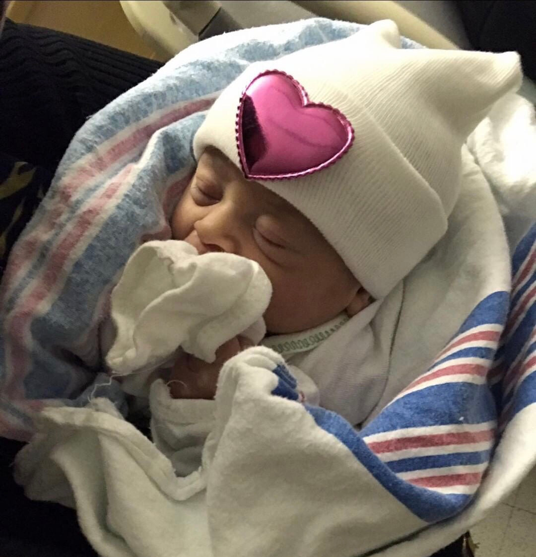Metallic Heart Hospital Hats - The Gifted Baby NY