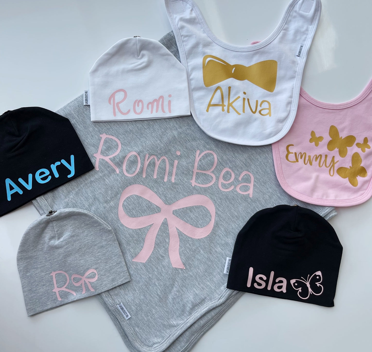 Personalized Pompom Hats