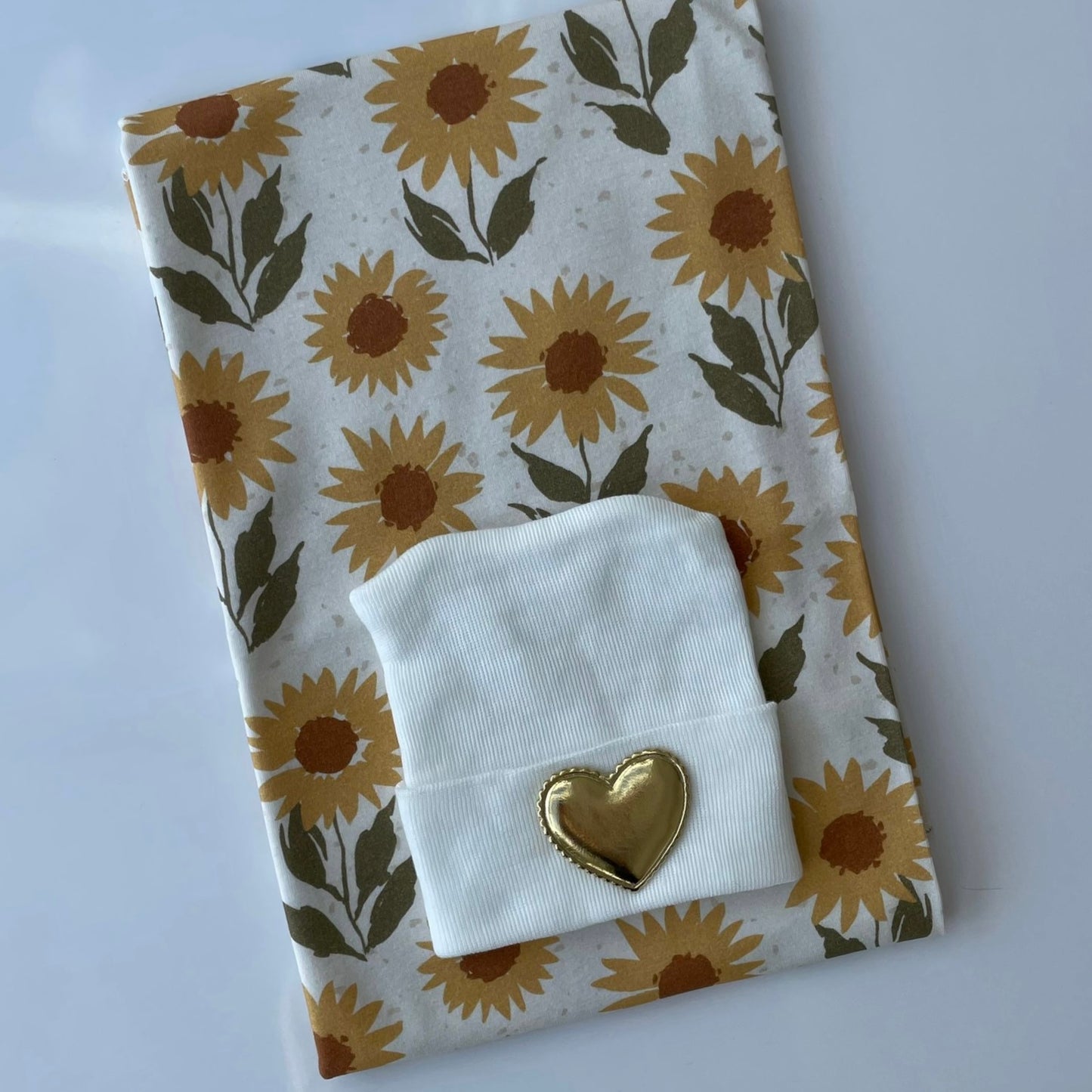 Sunflower Swaddle Gift Set
