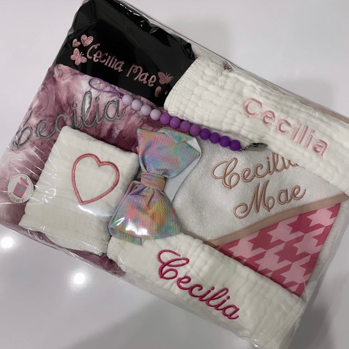 1 Burp Cloth (With Embroidery)