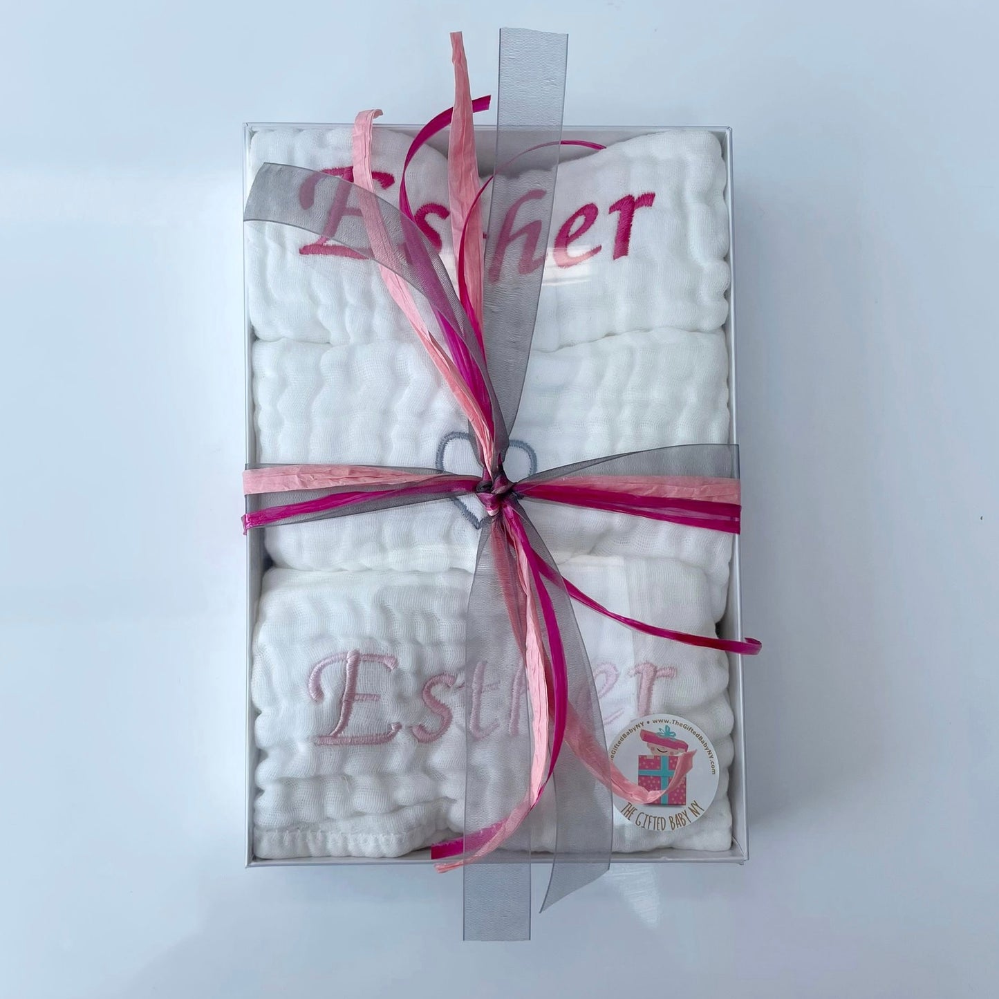 1 Burp Cloth (With Embroidery)