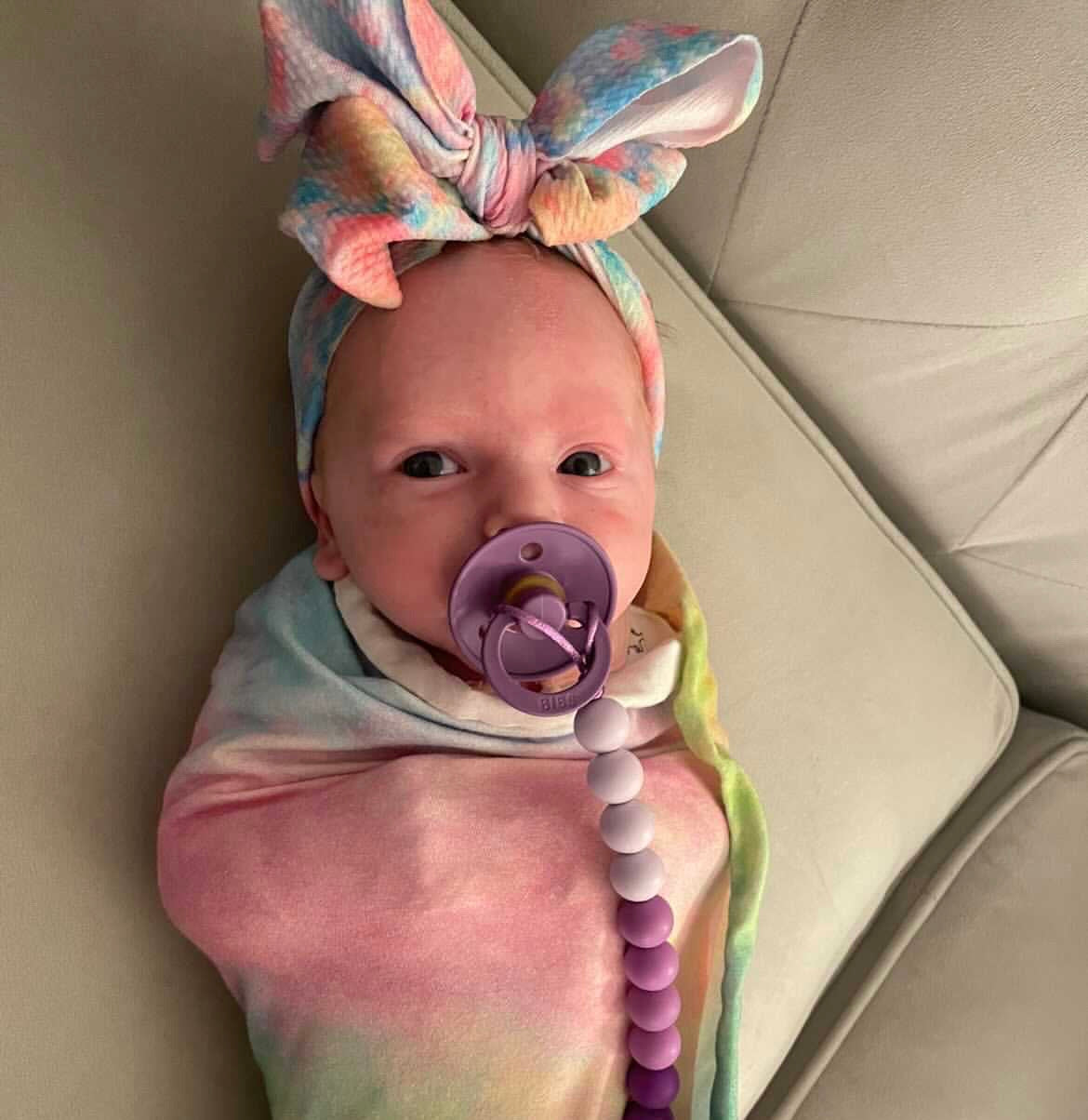 Tie-Dye Oversized Bow