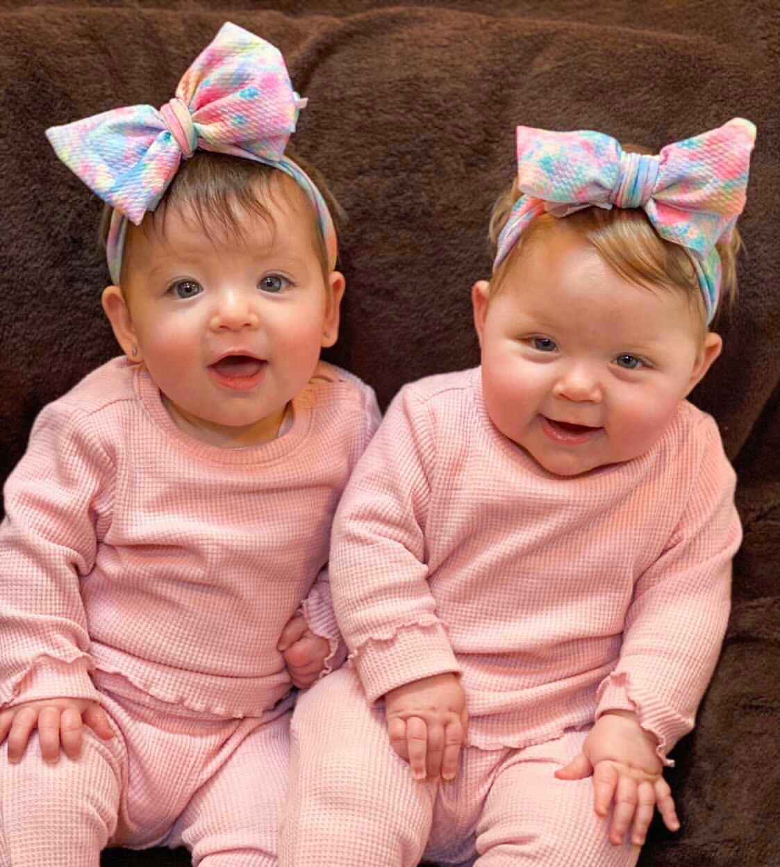 Tie-Dye Oversized Bow - The Gifted Baby NY