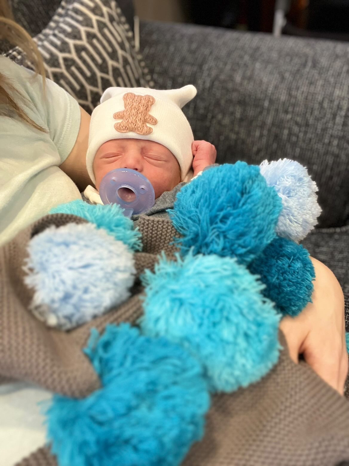 Sweater Teddy Hospital Hat