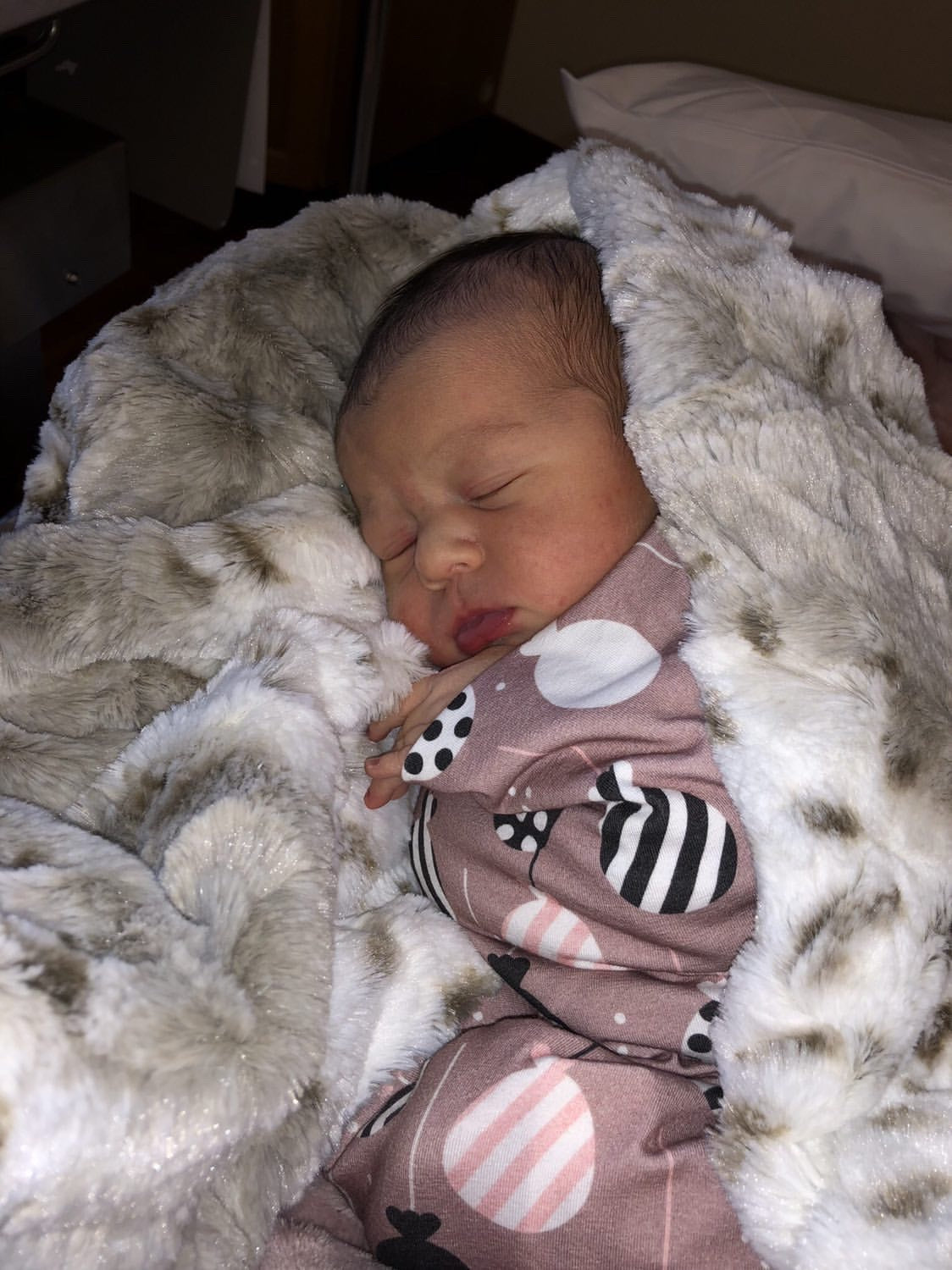 Mauve Balloon Swaddle - The Gifted Baby NY