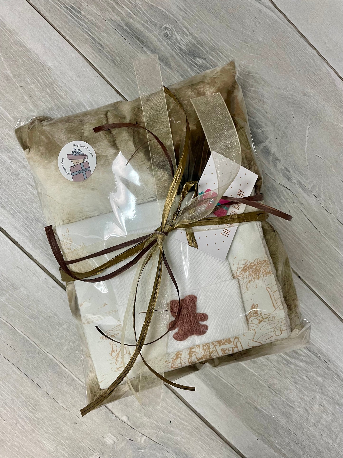 Latte Tie Dye Stroller Blanket