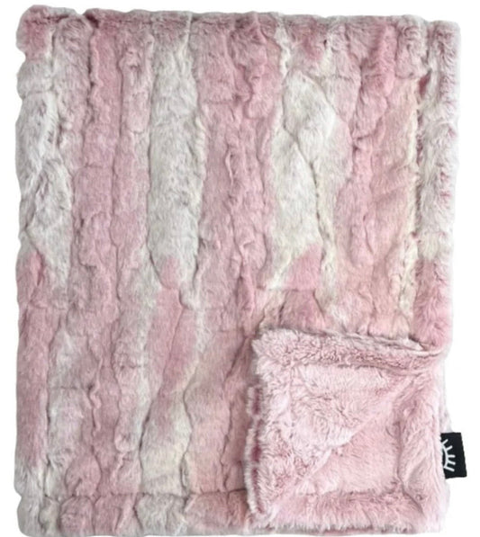 Lullaby Mauve Stroller Blanket