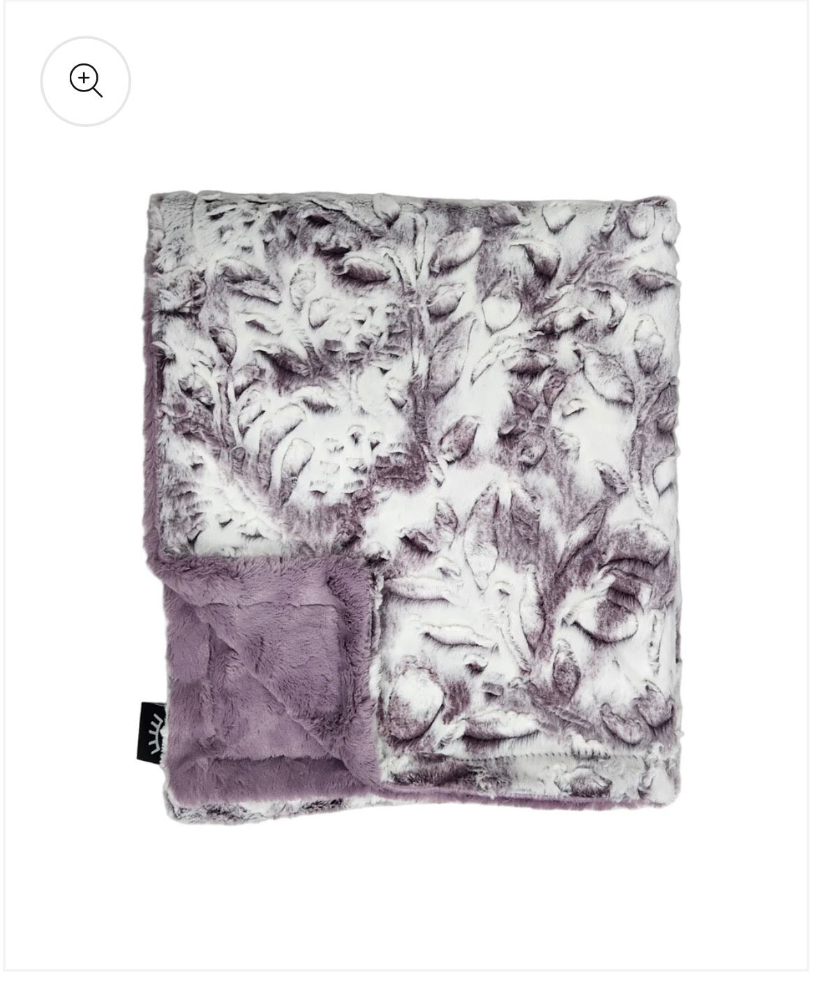 Plum Petals Stroller Blanket