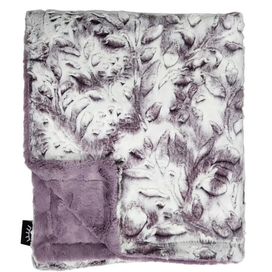Plum Petals Stroller Blanket