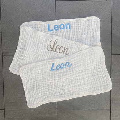 1 Burp Cloth (With Embroidery)