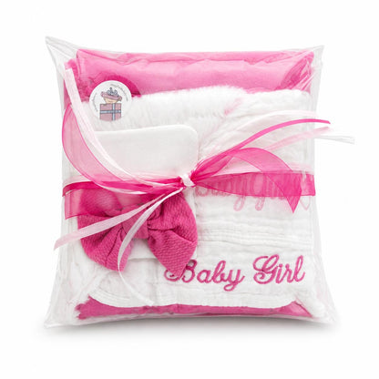 Baby Girl Stroller Blanket Gift Set