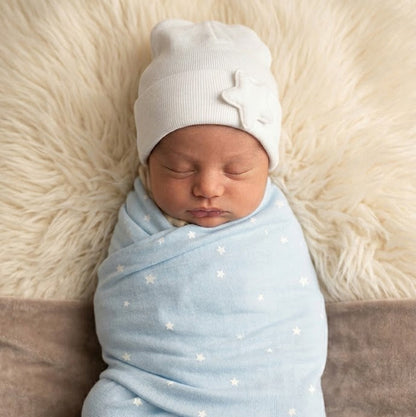Blue Starry Night Swaddle