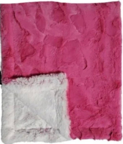 Rosy Pink Stroller Blanket