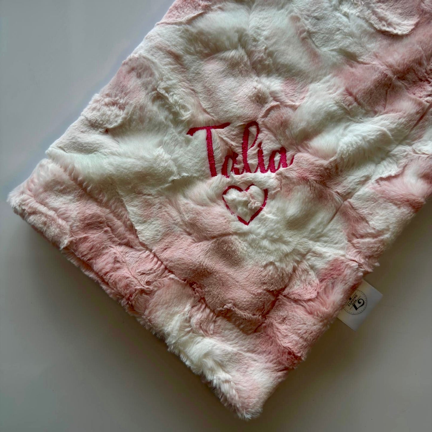 Talia Embroidered Stroller Blanket