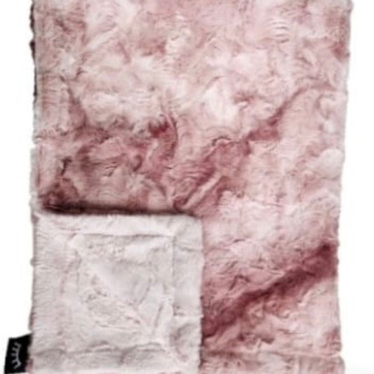 Pink Tie-Dye Stroller Blanket