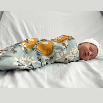 Vintage Lemons Swaddle