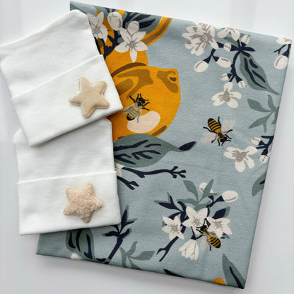 Vintage Lemons Swaddle
