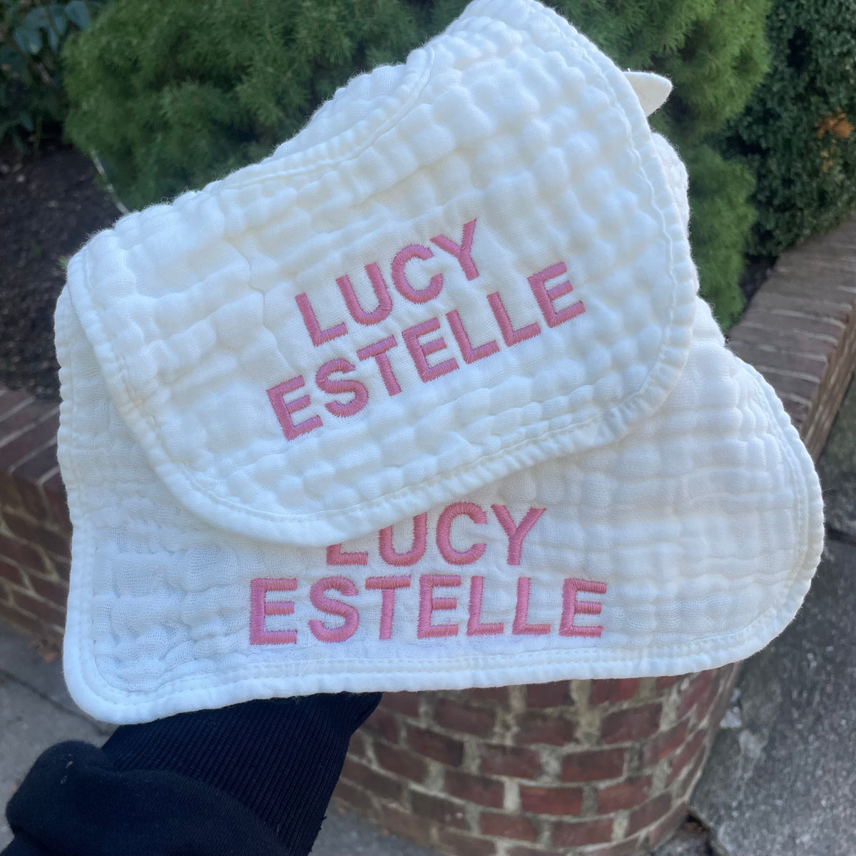 Embroidered Bib